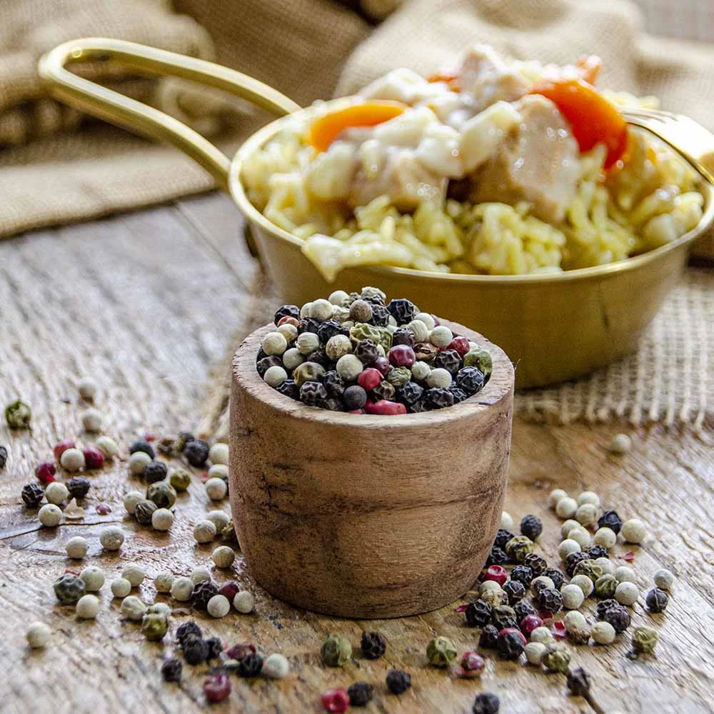 Bunte Pfefferkörner – Aromatische 4er-Mischung, naturbelassen 200 g