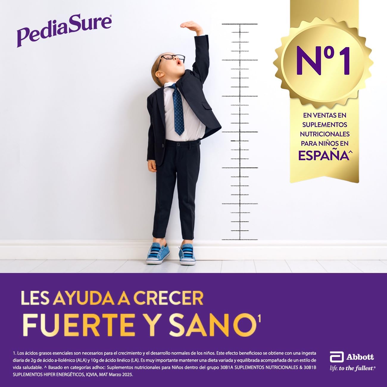 PediaSure Sabor de chocolate, complemento alimentar para crianças com proteínas, vitaminas e minerais, 850 g