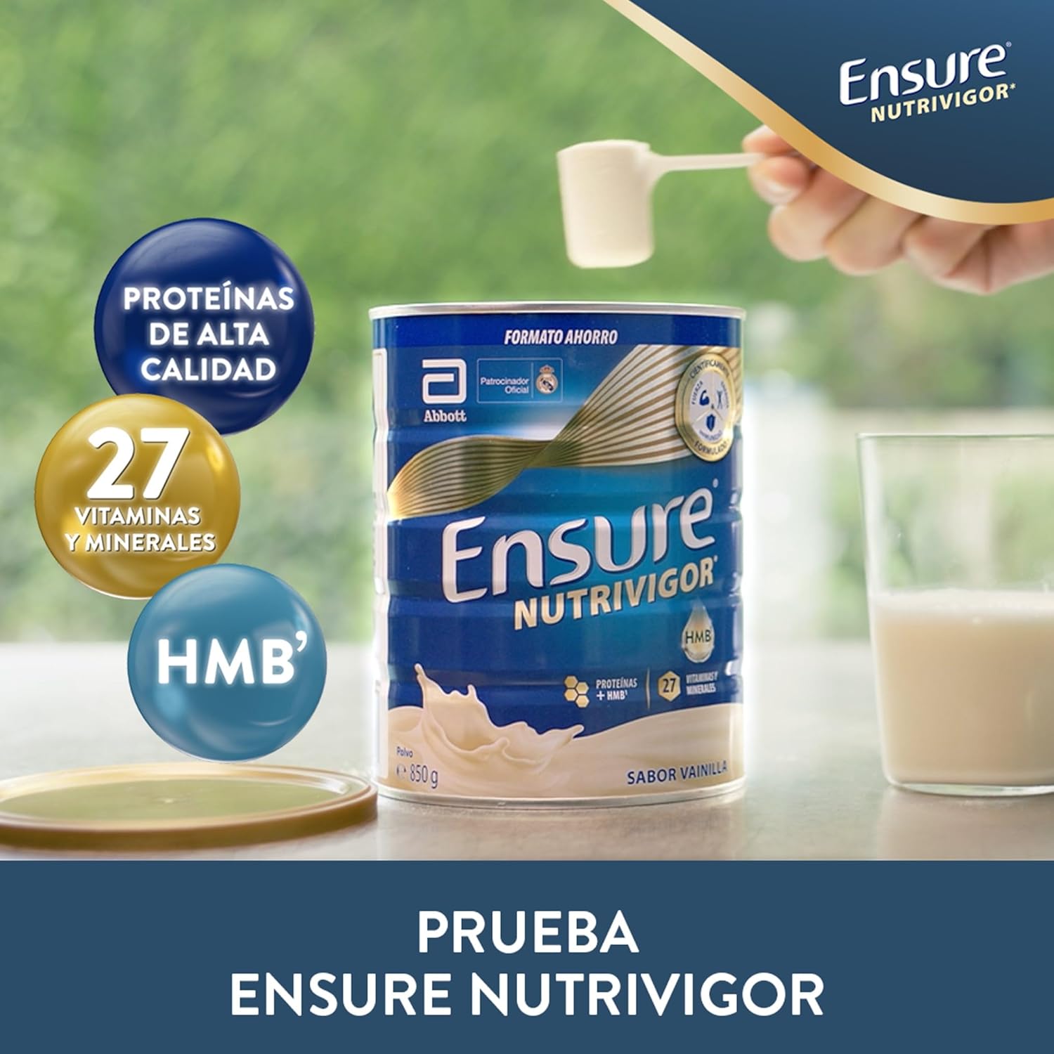 Ensure Nutrivigor - Sumplemento Alimentar - Baunilha