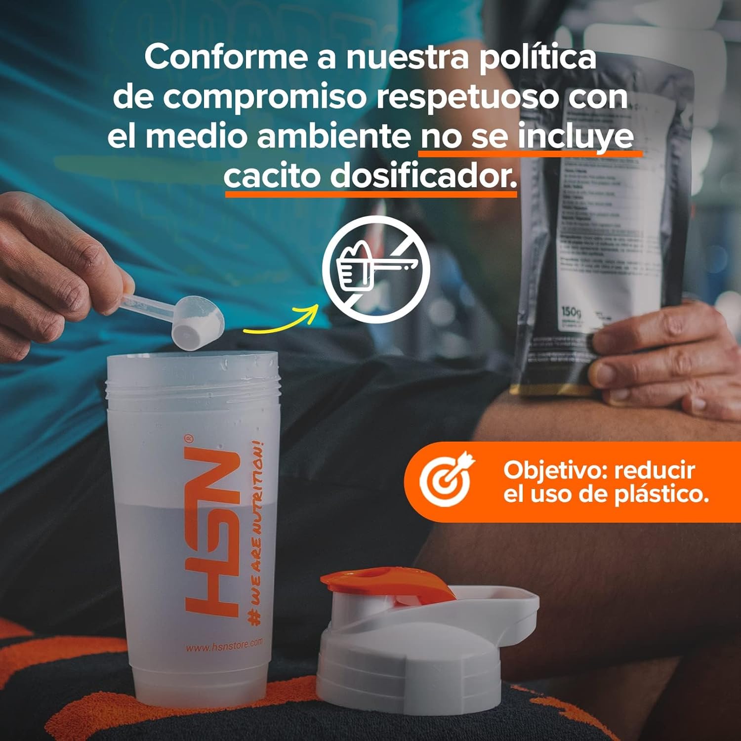 Creatina Excell 100% Pura HSN - em pó sem sabor 300 g | 100% monohidrato de creatina microfibra, não inclui doseador, sem adição e livre de poluentes, não-OGM Vegan, sem glúten