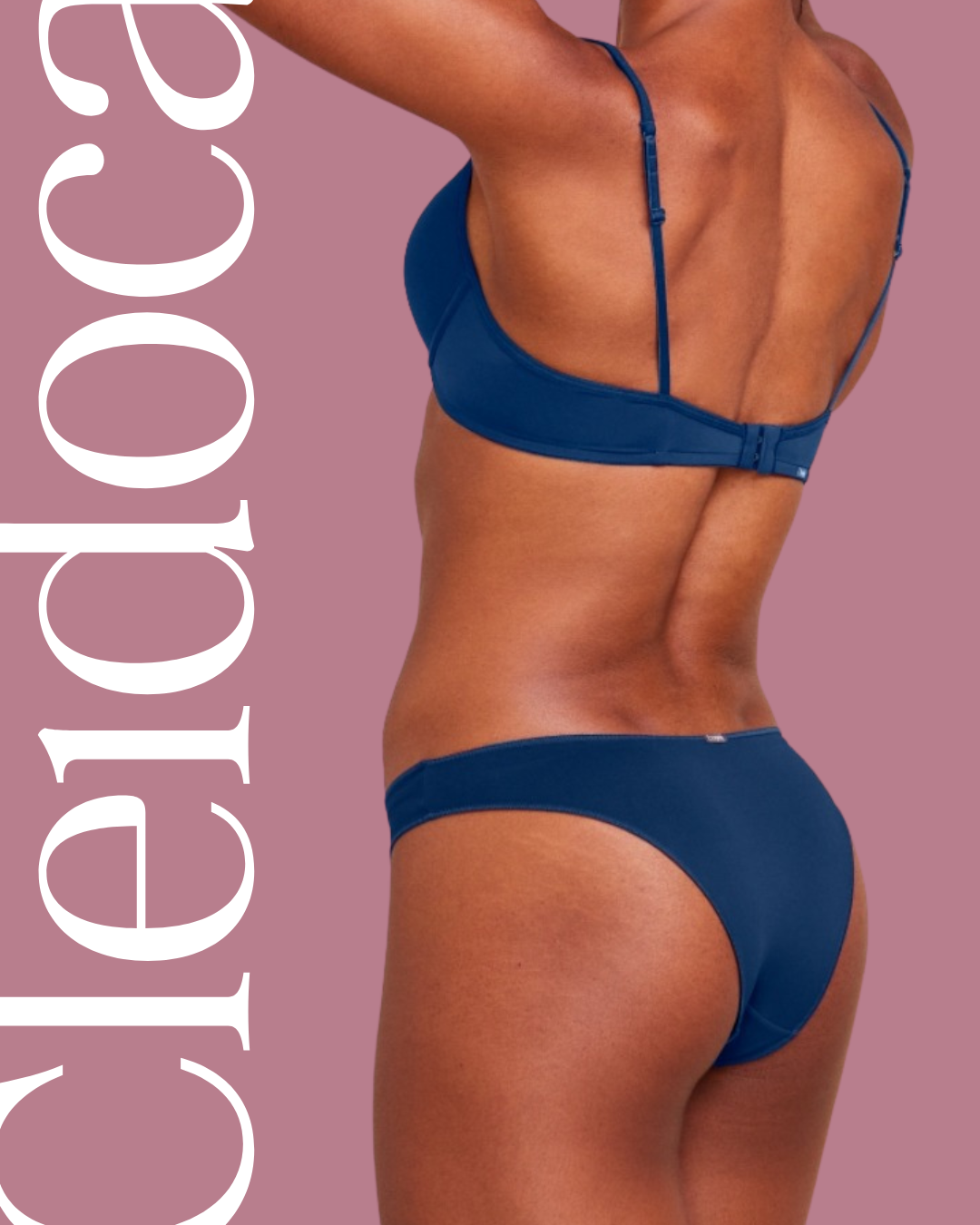 Conjunto Azul em Microfibra – Lingerie Confortável e Elegante