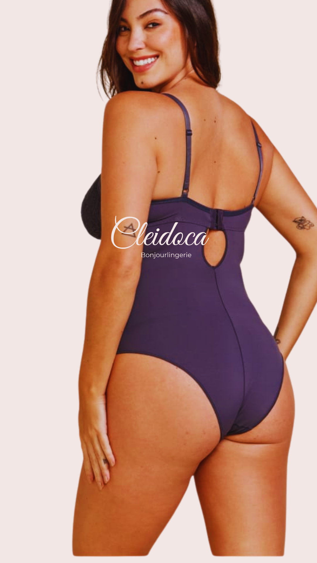 Body Hope em Renda Azul – Conforto e Beleza Cleidoca