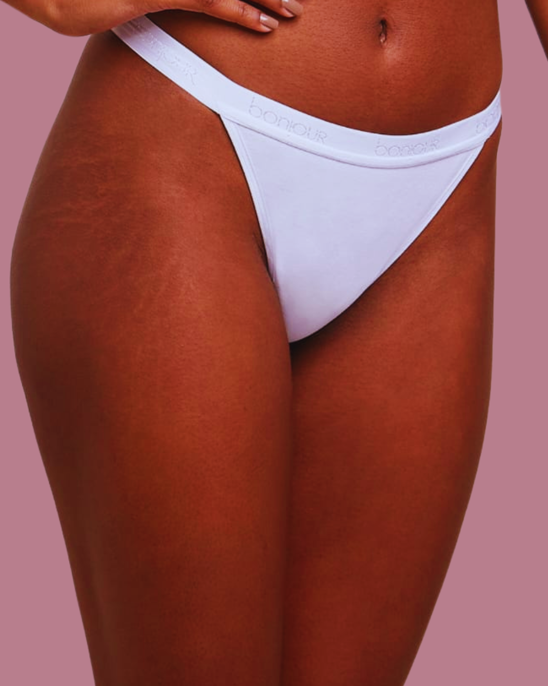 Calcinha Tanga Branca Confort – Bonjur