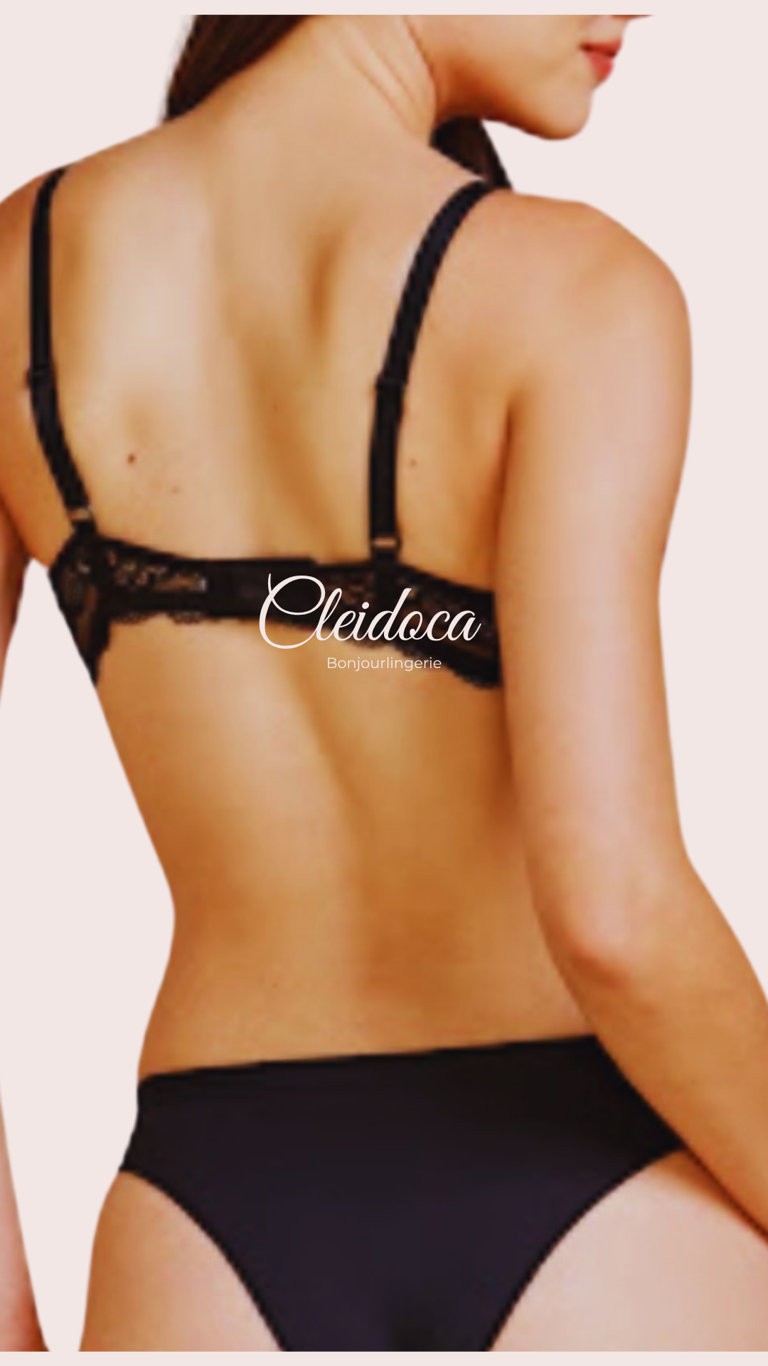 Conjunto Hope Lingerie Confortável em Renda Preta – Cleidoca