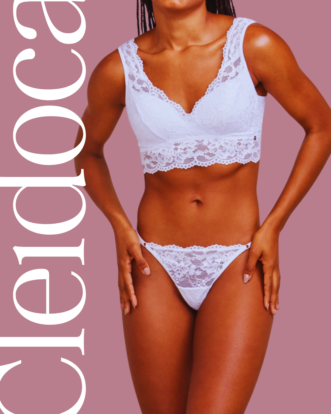 Conjunto Renda Preta Sem Bojo – Cleidoca, BonJour e Hope