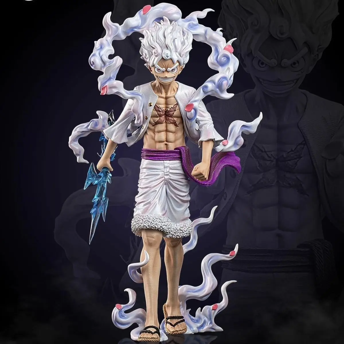 One Piece Luffy Gear 5 Nika Figure – Sun God Collectible Anime Statue