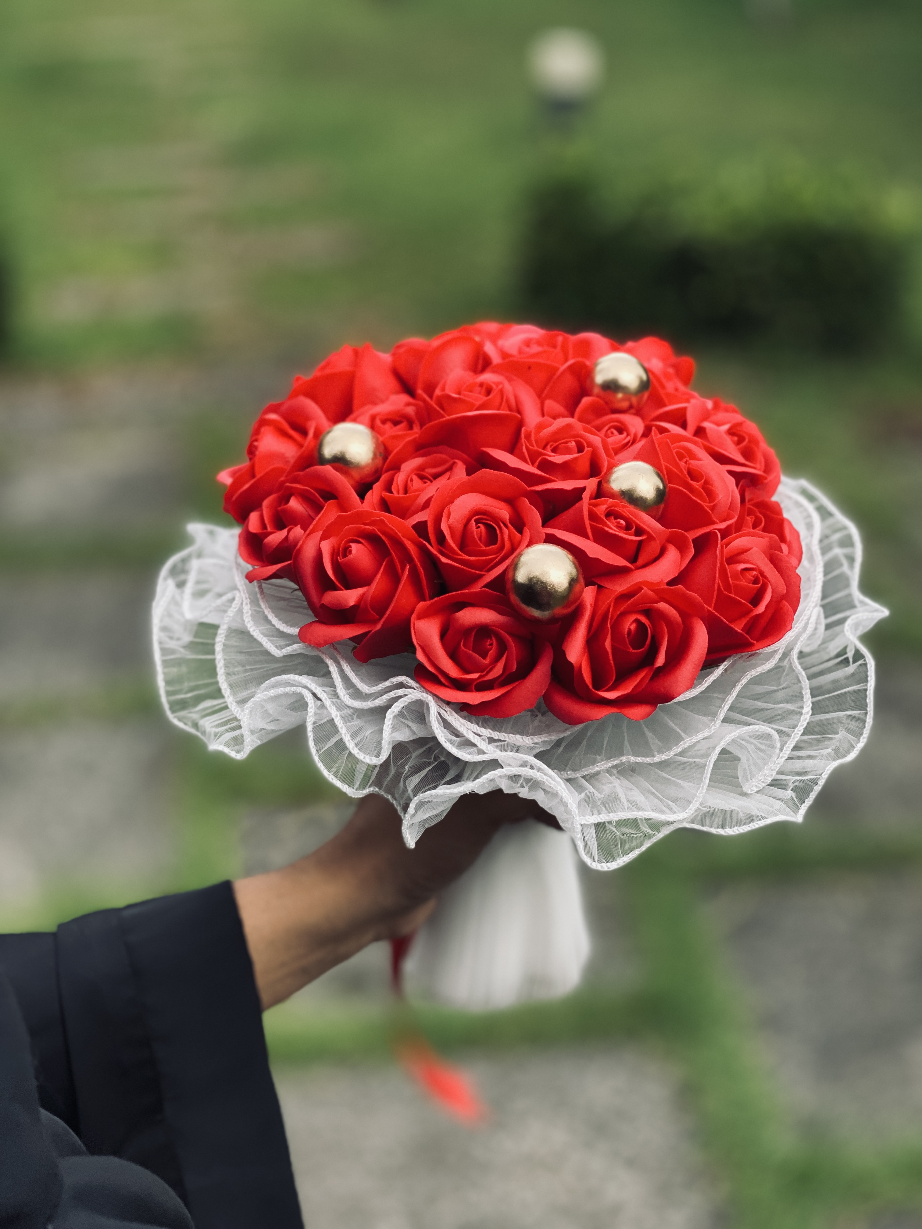 Artificial Red Rose Bouquet