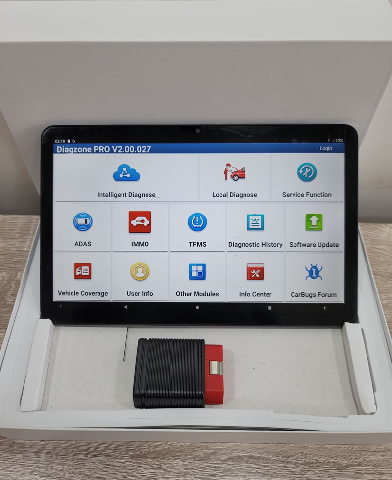 Tablette de diagnostic automobile Diagzone PRO avec abonnement 1an