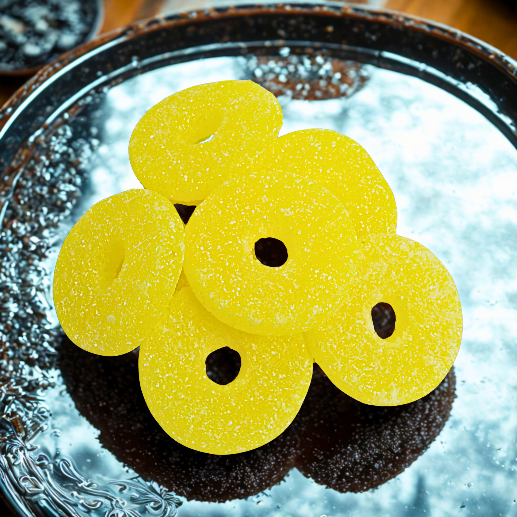 Anneaux gélifiés ananas-100g