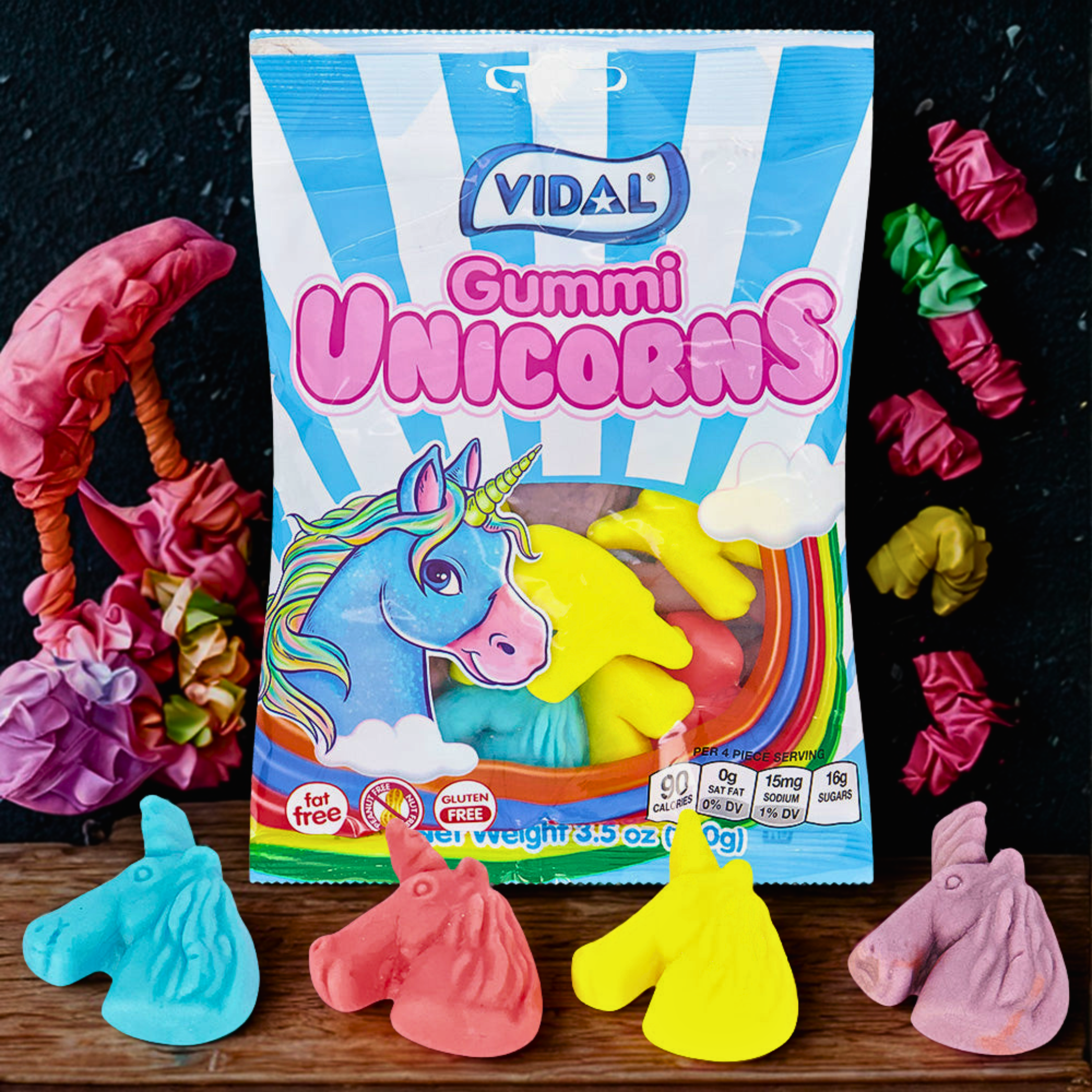 Bonbons gélifiés licornes -100g