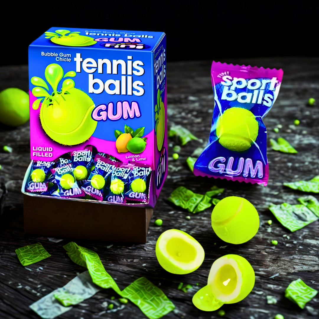 Fini Tennis Ball Gum "à L'unité"