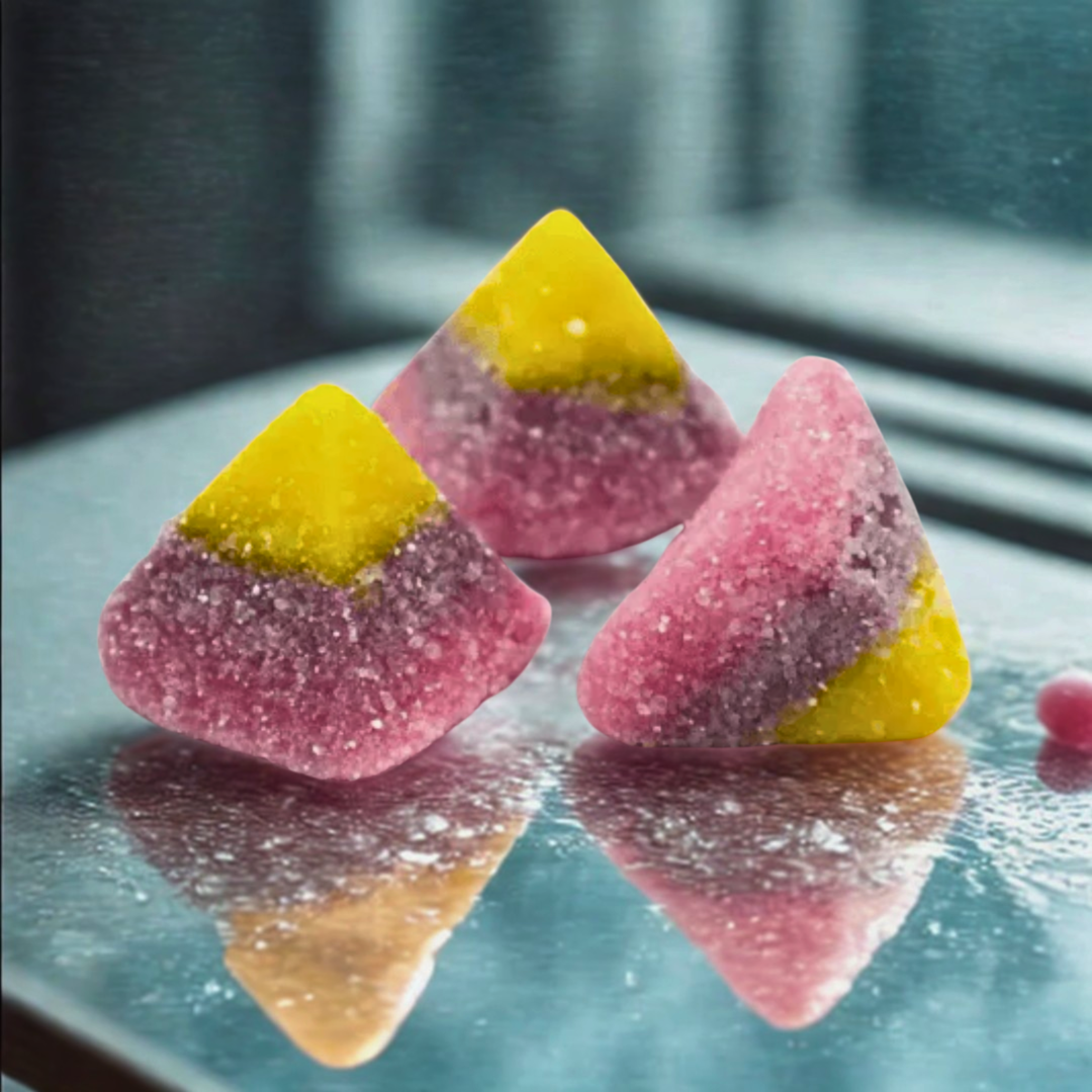 Bonbons gélifiés tricolores - 100g
