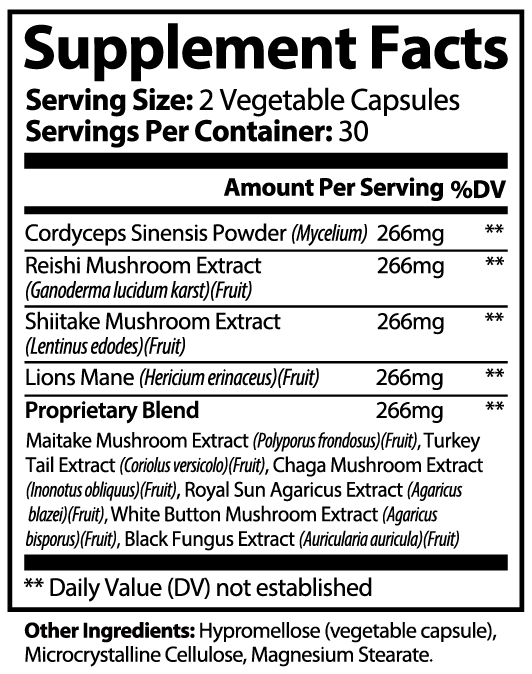 Mushroom Blend 10X
