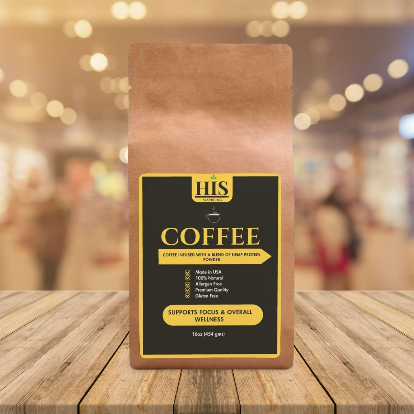 Hemp Coffee Blend - Medium Roast 
