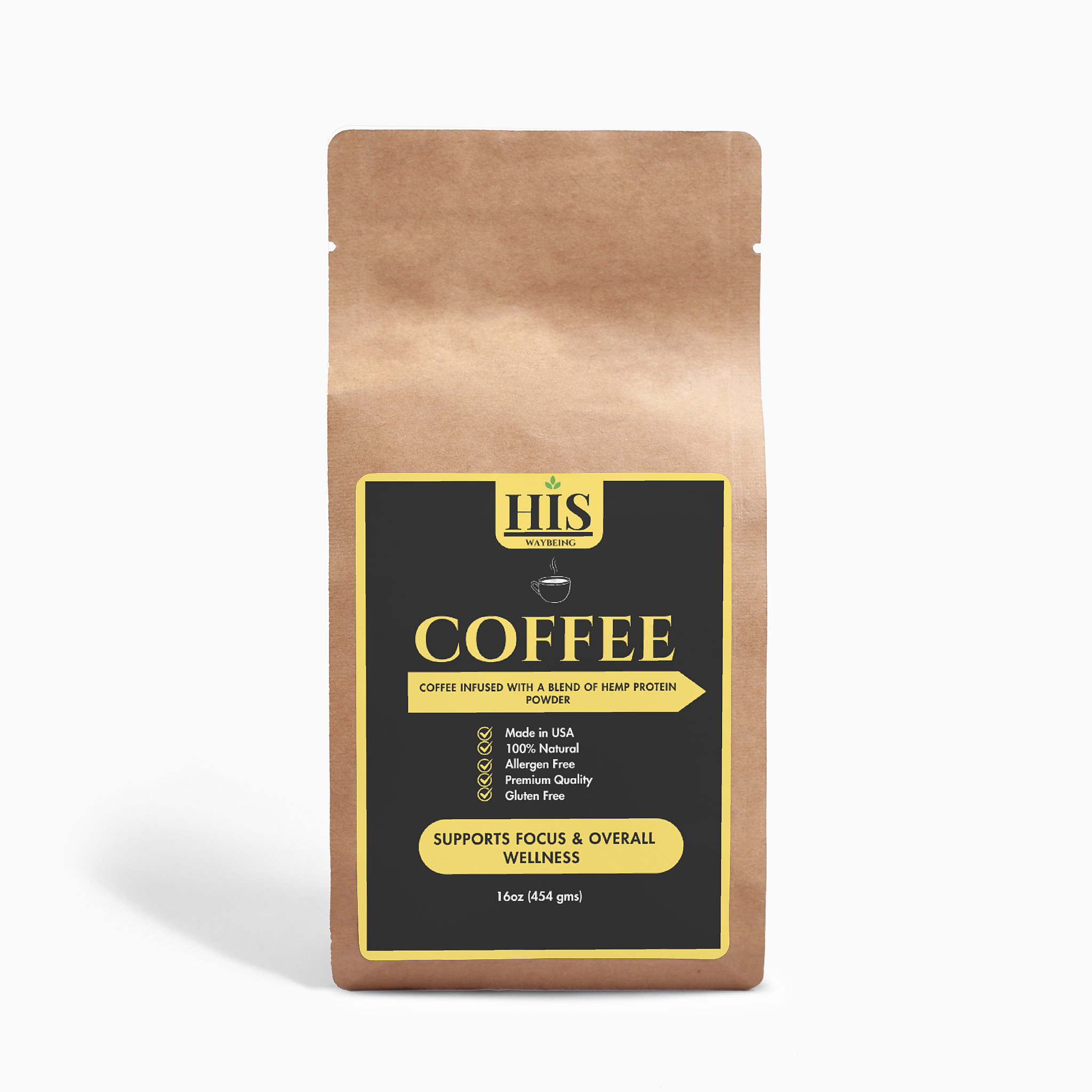 Hemp Coffee Blend - Medium Roast 