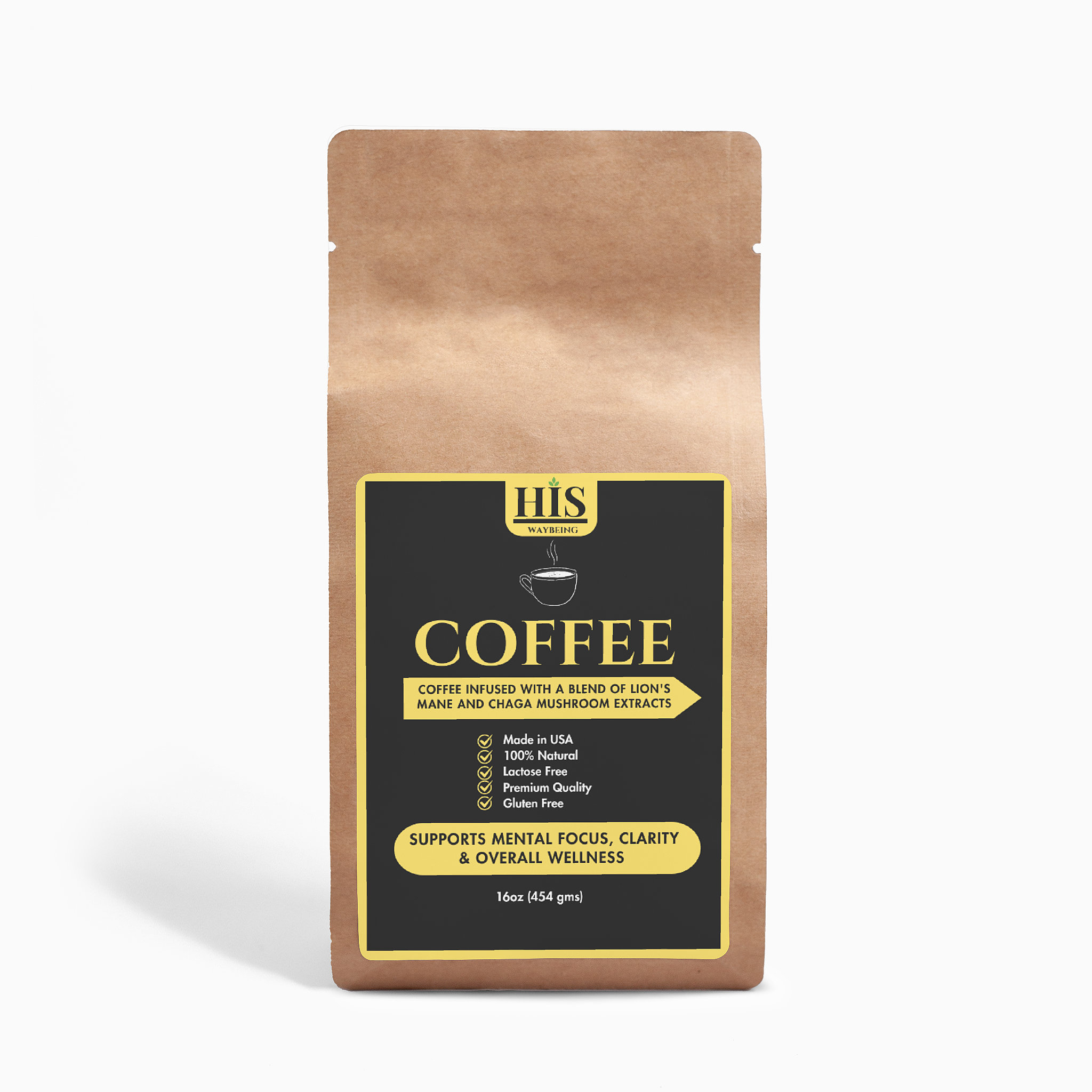 Mushroom Coffee Fusion - Lion’s Mane & Chaga 