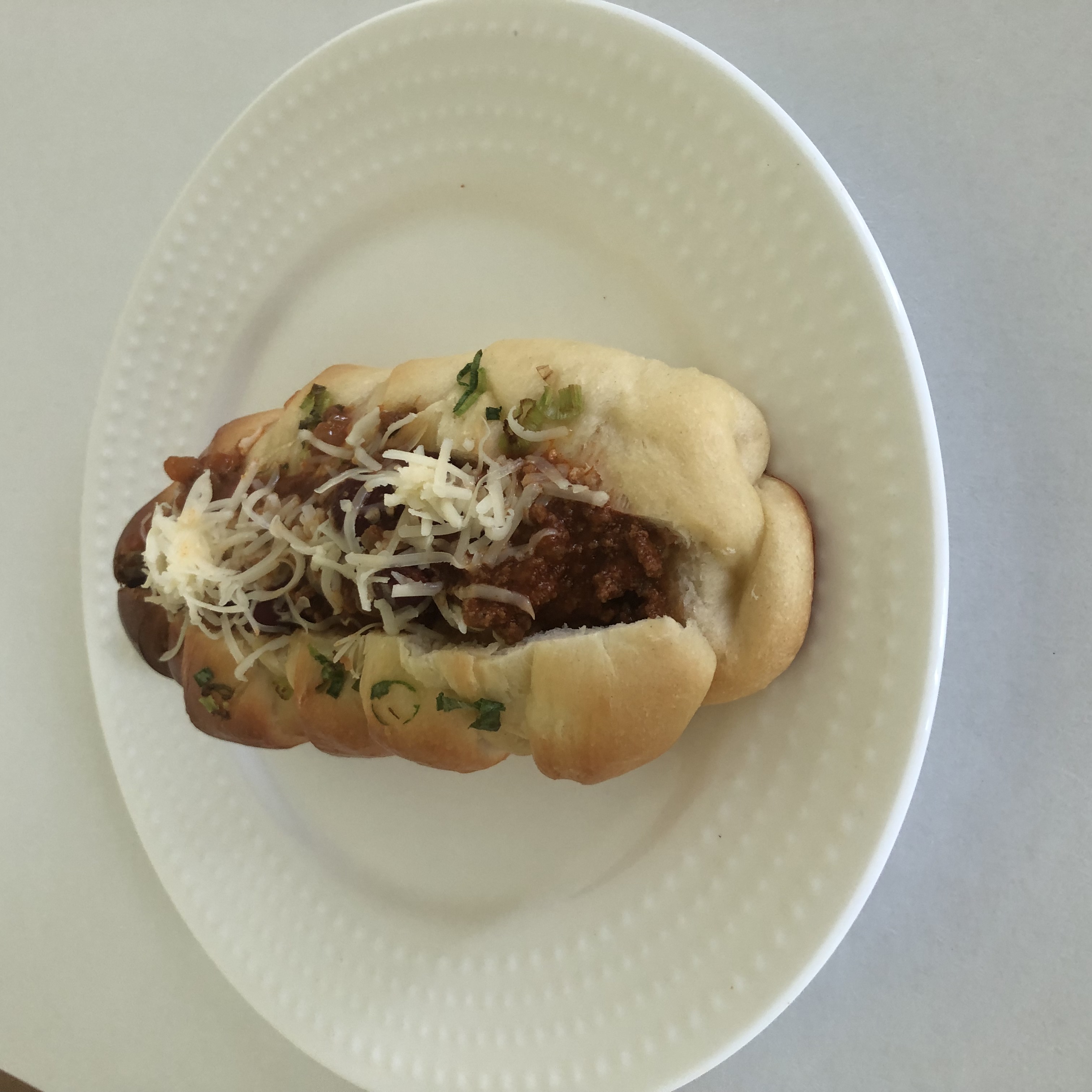 Hotdogs with Chili