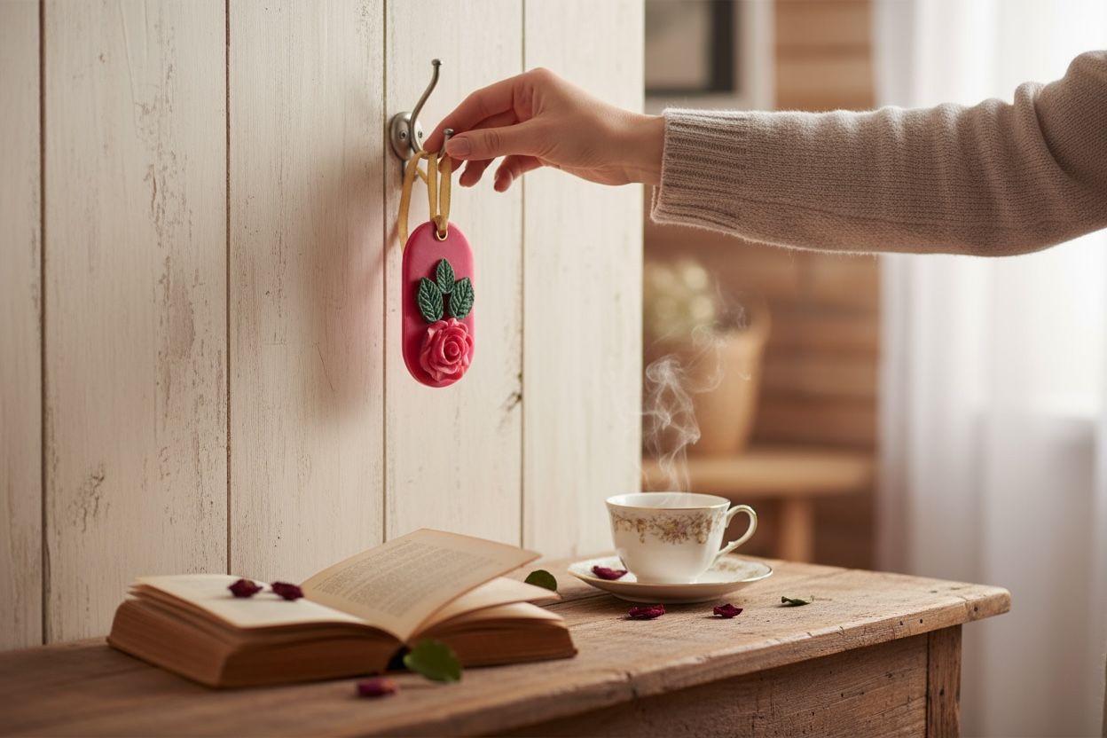 Ashglow Handmade Soy Wax Sachet | Natural Home Fragrance Freshener for Wardrobe, Closets, Drawers, Cupboards, Car & Shoe Racks | Rose, Lavender,Apple Cinnamon & Many More