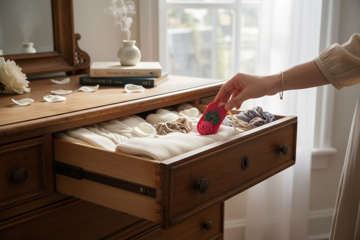 Ashglow Handmade Soy Wax Sachet | Natural Home Fragrance Freshener for Wardrobe, Closets, Drawers, Cupboards, Car & Shoe Racks | Rose, Lavender,Apple Cinnamon & Many More