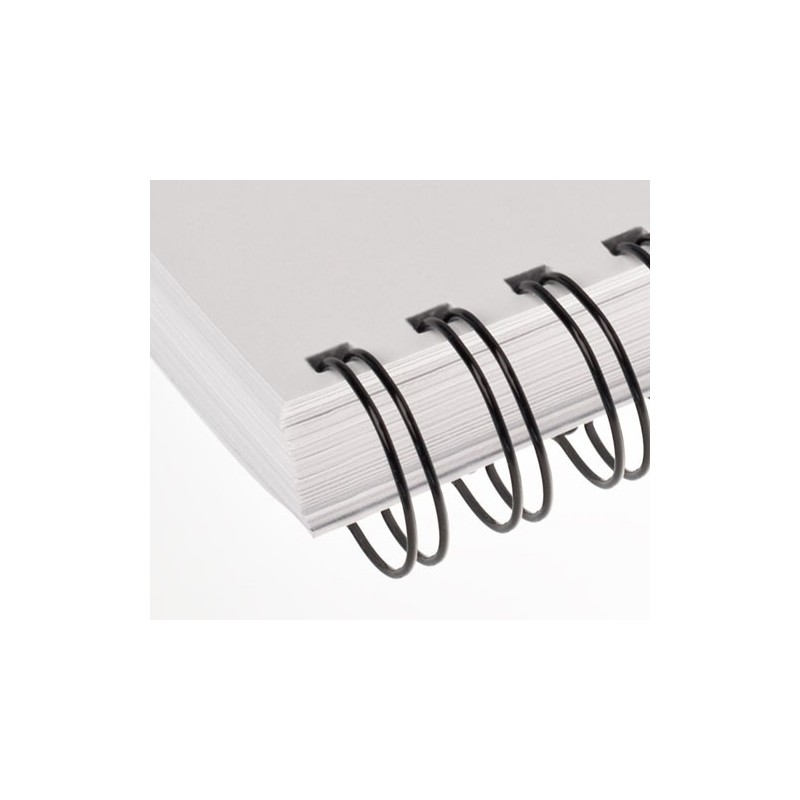 Anneaux métalliques A4 - 23 boucles - Pas de 2:1