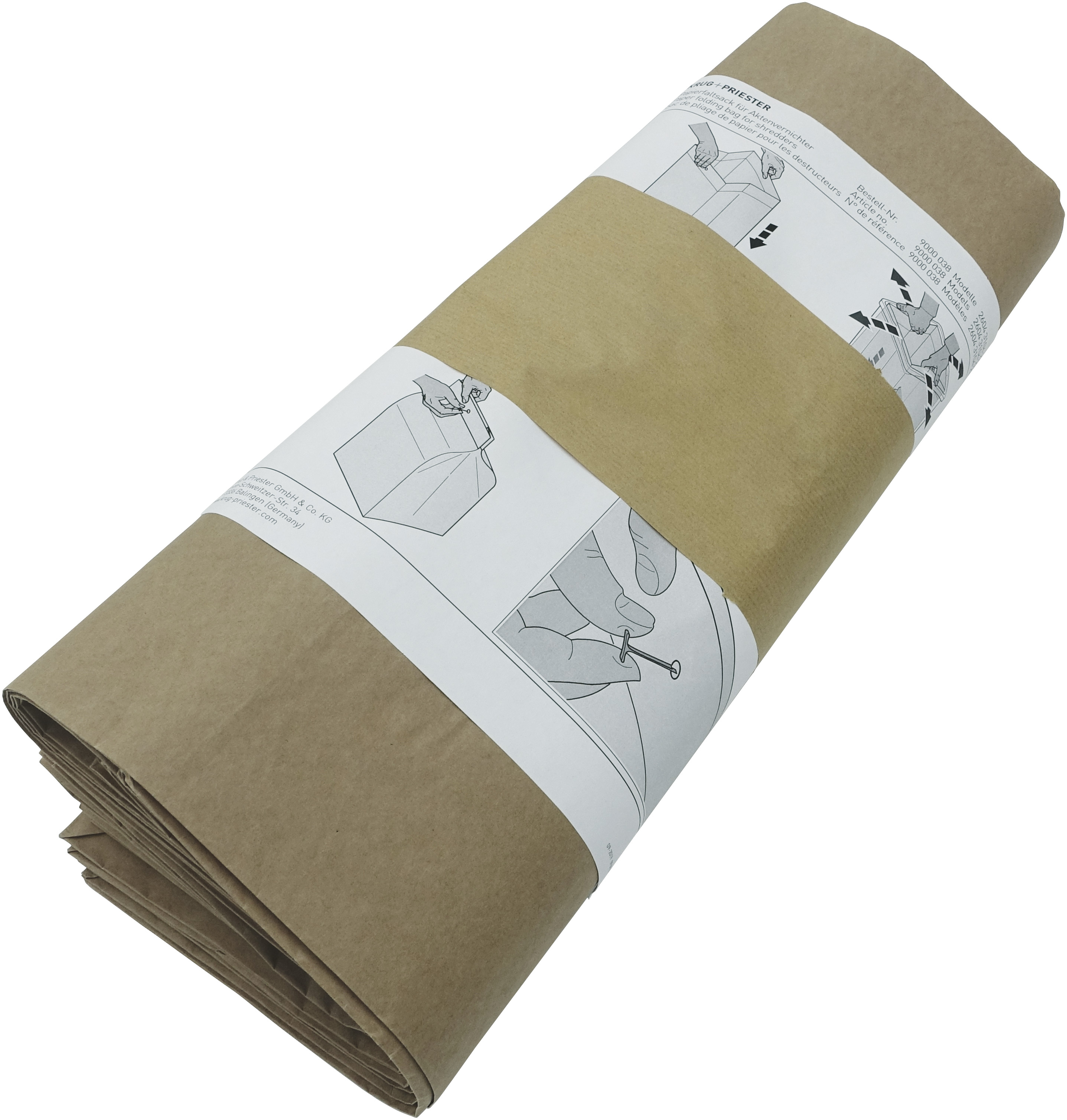 Lot de 5 sacs papier kraft pour IDEAL 2604 / 3104