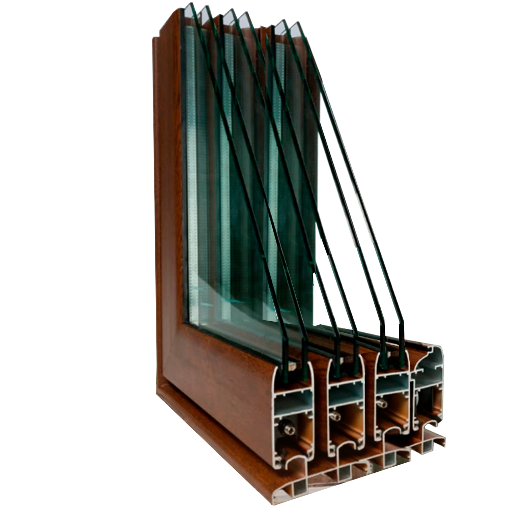 Puerta Corrediza OXX con Mosquitero-Marco 98 Linea Europea