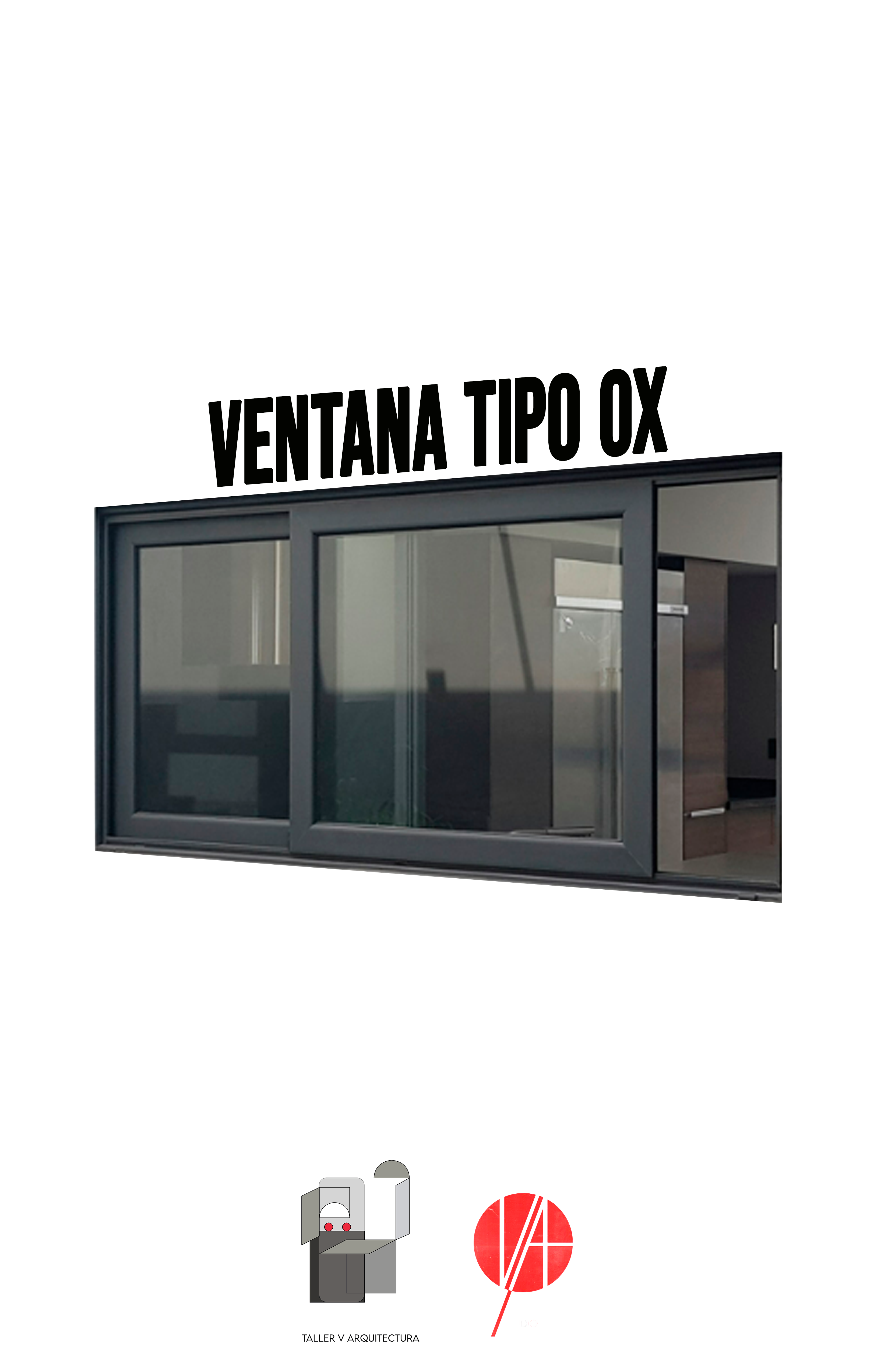 Ventana Corrediza OX sin Mosquitero-Marco 63 Linea Europea 