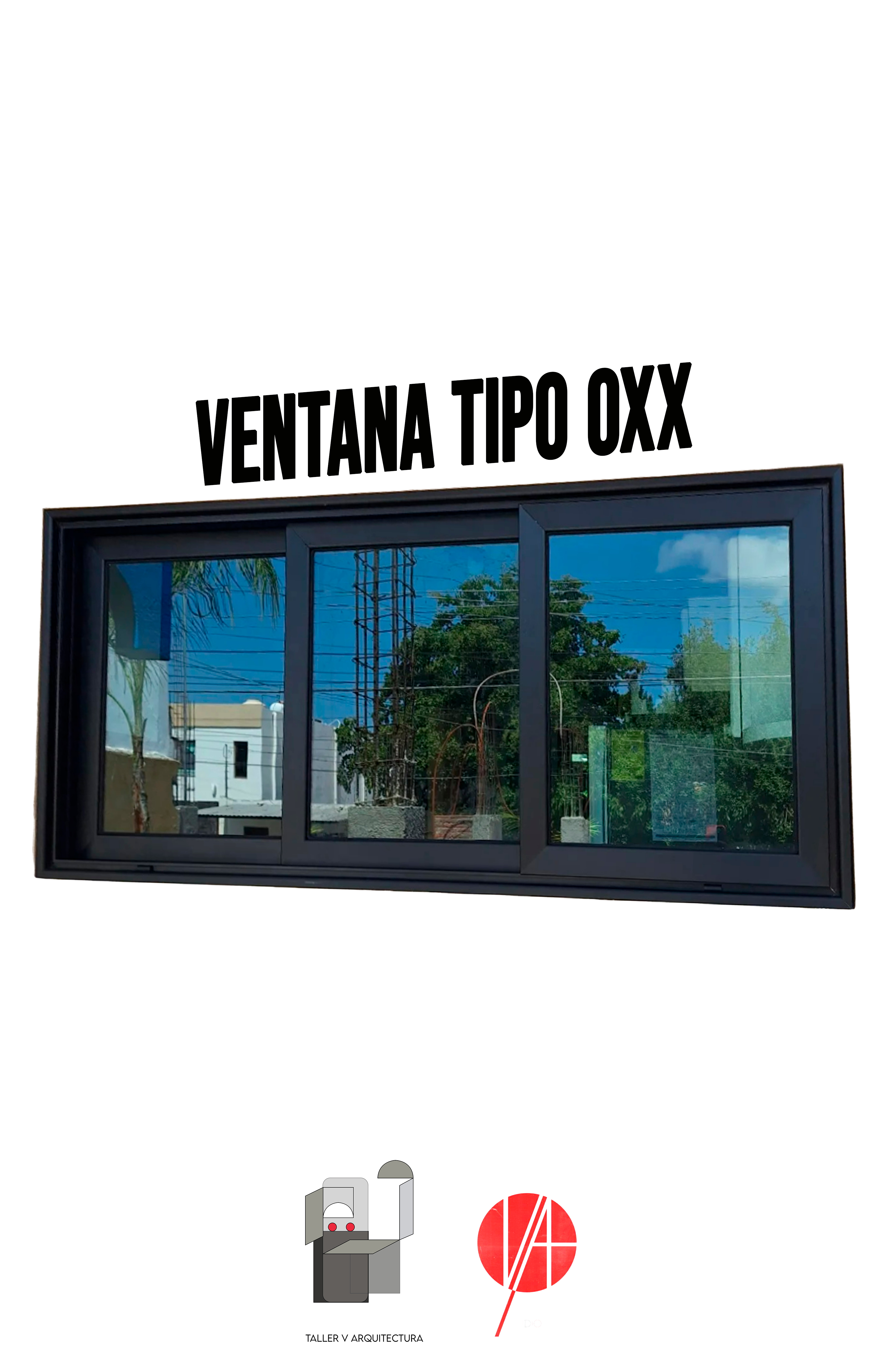 Puerta Corrediza OXX con Mosquitero-Marco 63 Linea Europea