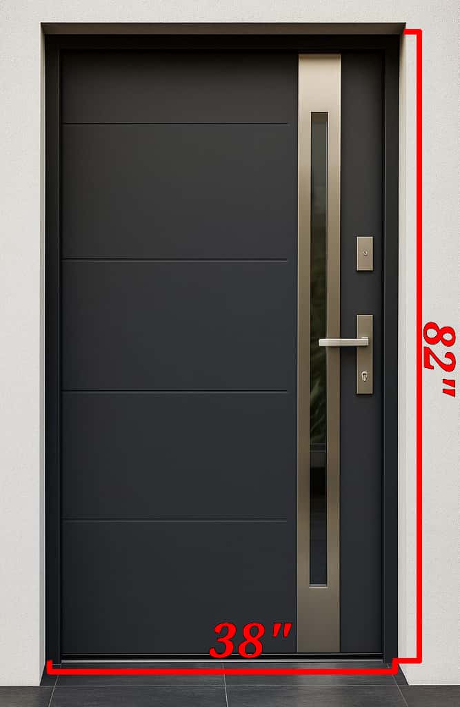 Modern Steel Front Door