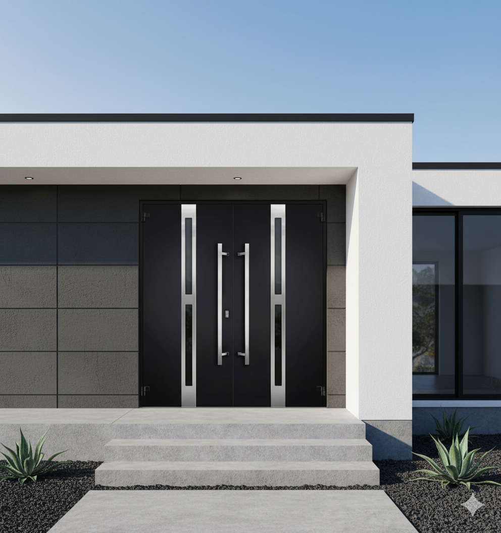 SWLLC Double door with Glass Line