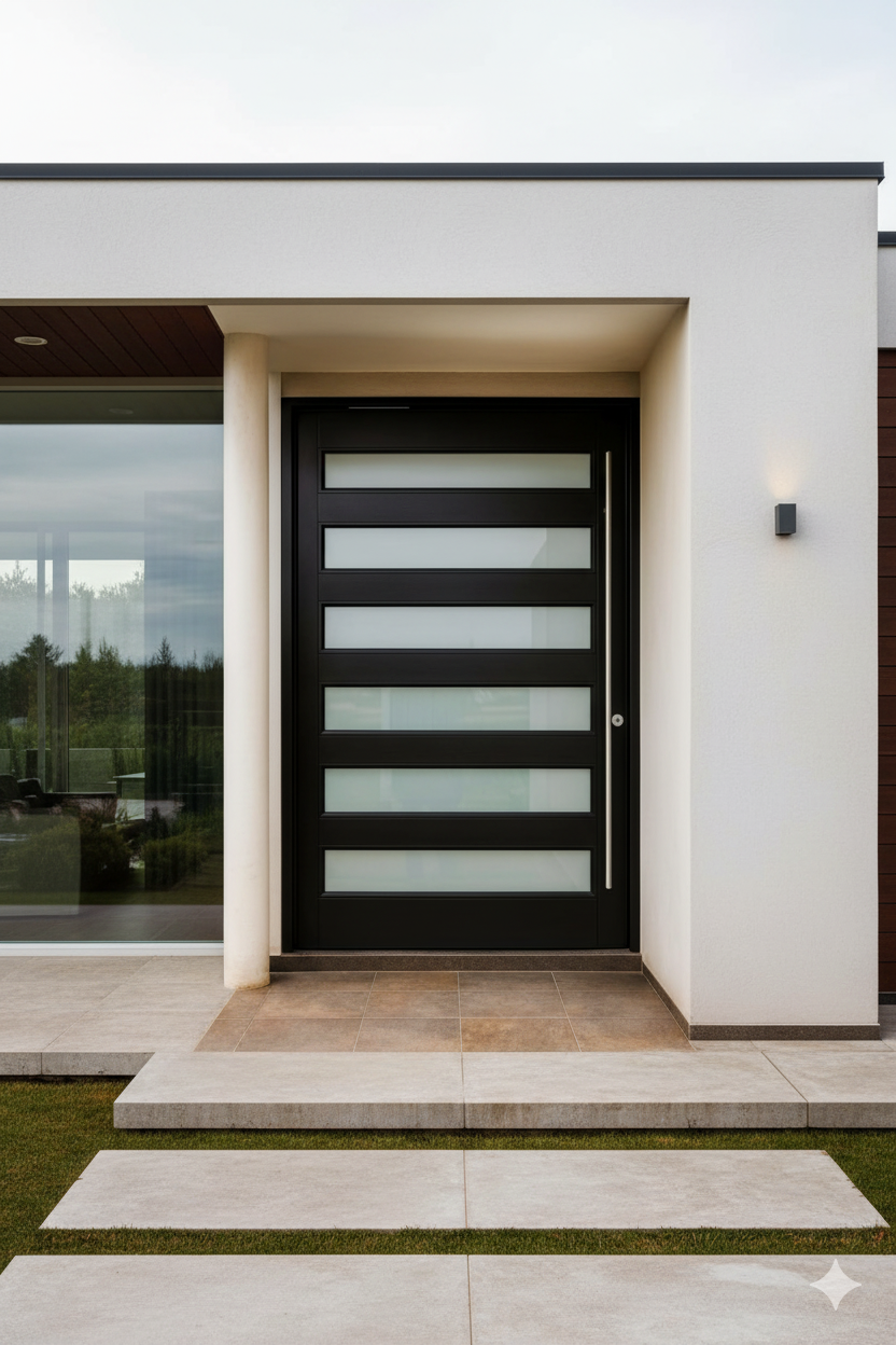 SWLLC Pivot Door Zebra Stripes