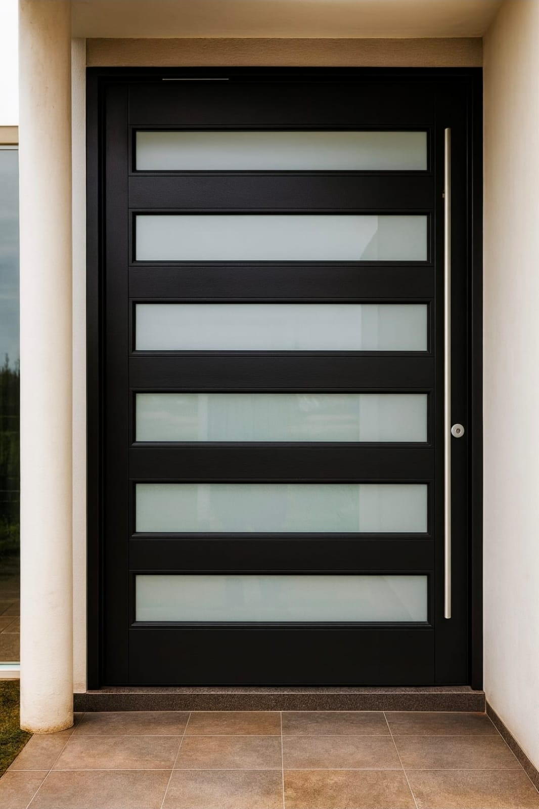 SWLLC Pivot Door Zebra Stripes