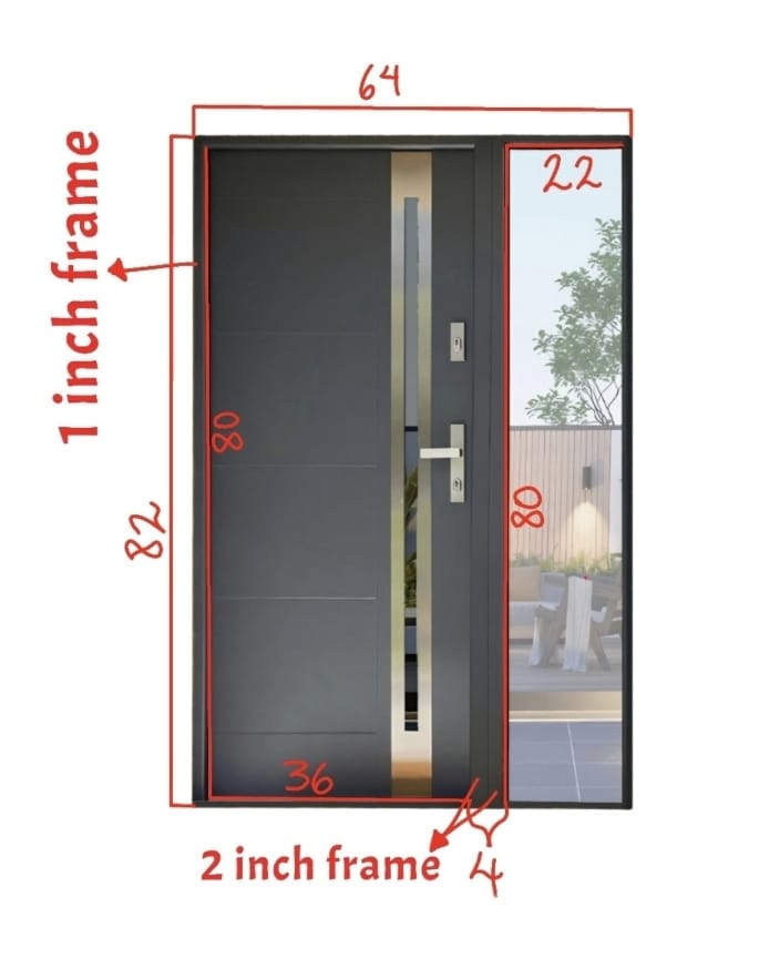SWLLC Classic door with Extra Panel