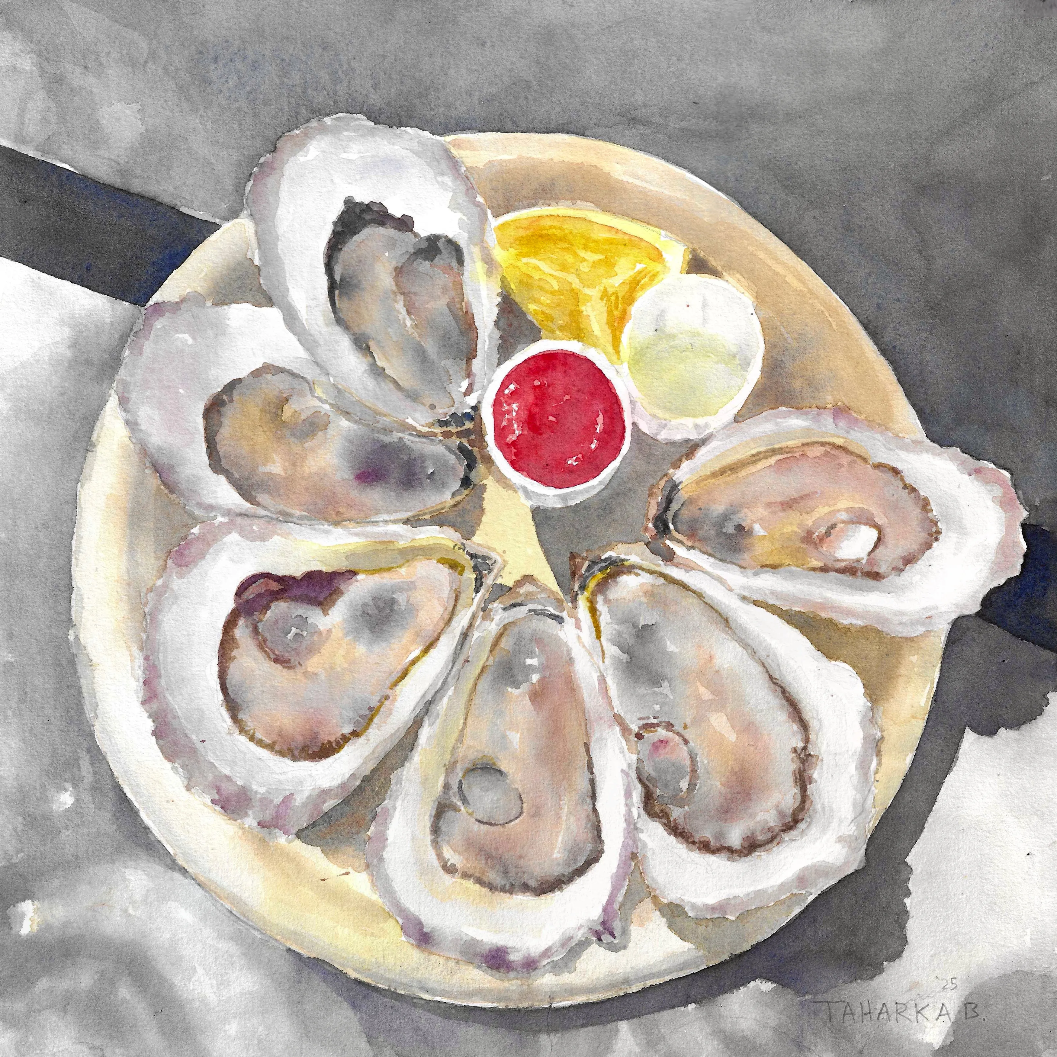 Fresh Oysters on the Half Shell