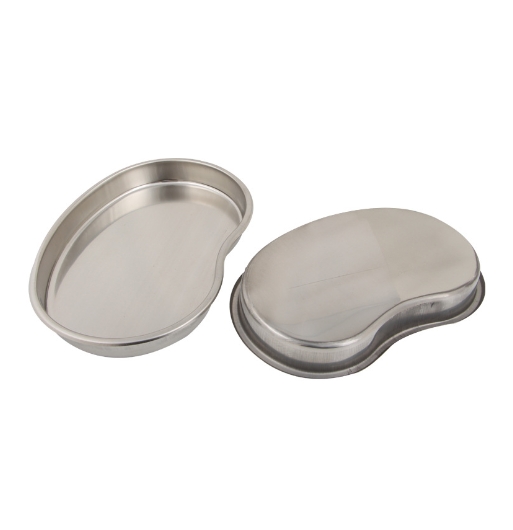 Plateaux réniformes en acier inoxydable