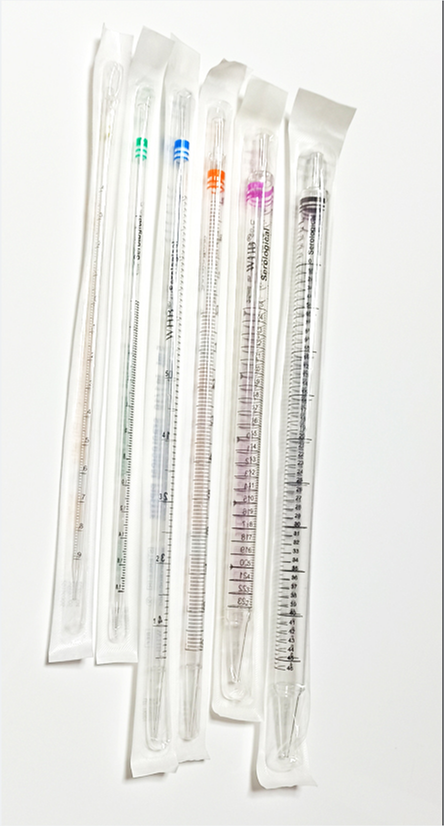 Pipettes serologie sterile