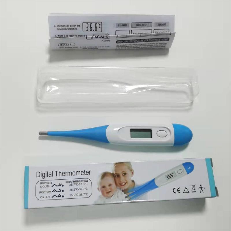 Thermomètre numérique bout flexible