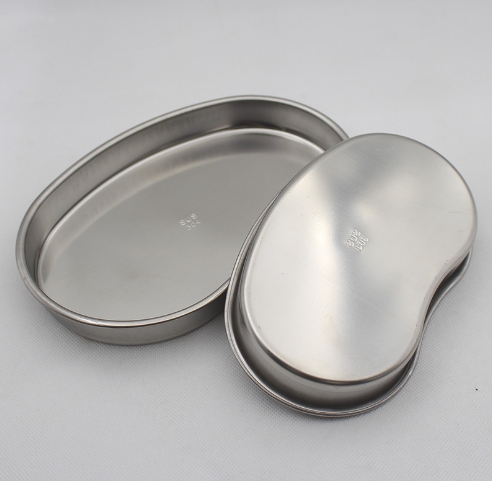 Plateaux réniformes en acier inoxydable