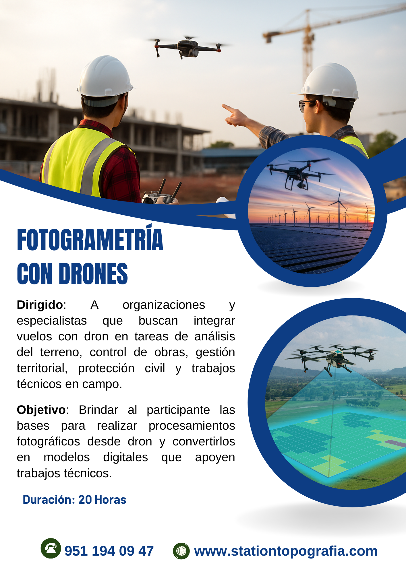 Curso de Fotogrametría con Drones