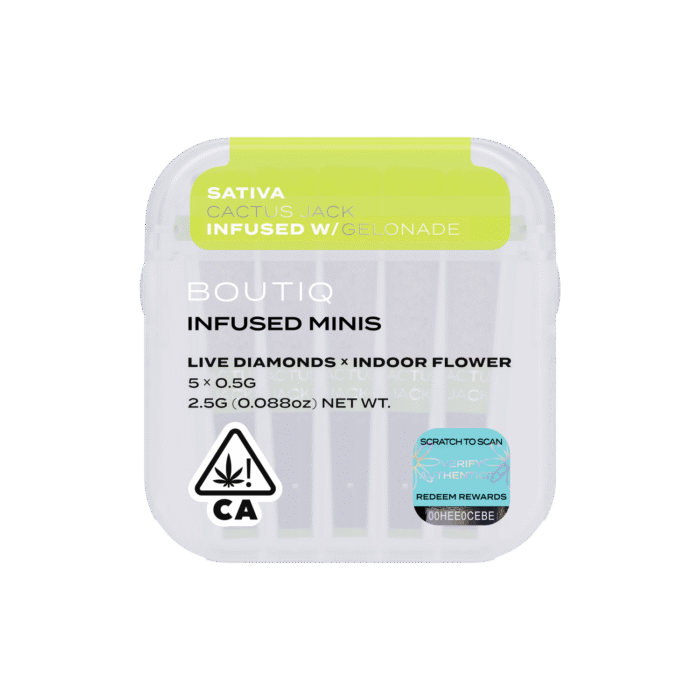 BOUTIQ Infused Minis - Cactus Jack x Gelonade (Sativa)