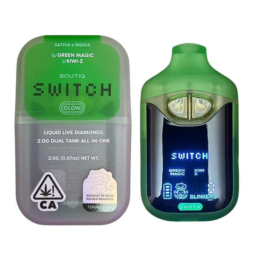 BOUTIQ SWITCH V4 GLOW EDITION - GREEN MAGIC x KIWI - Z