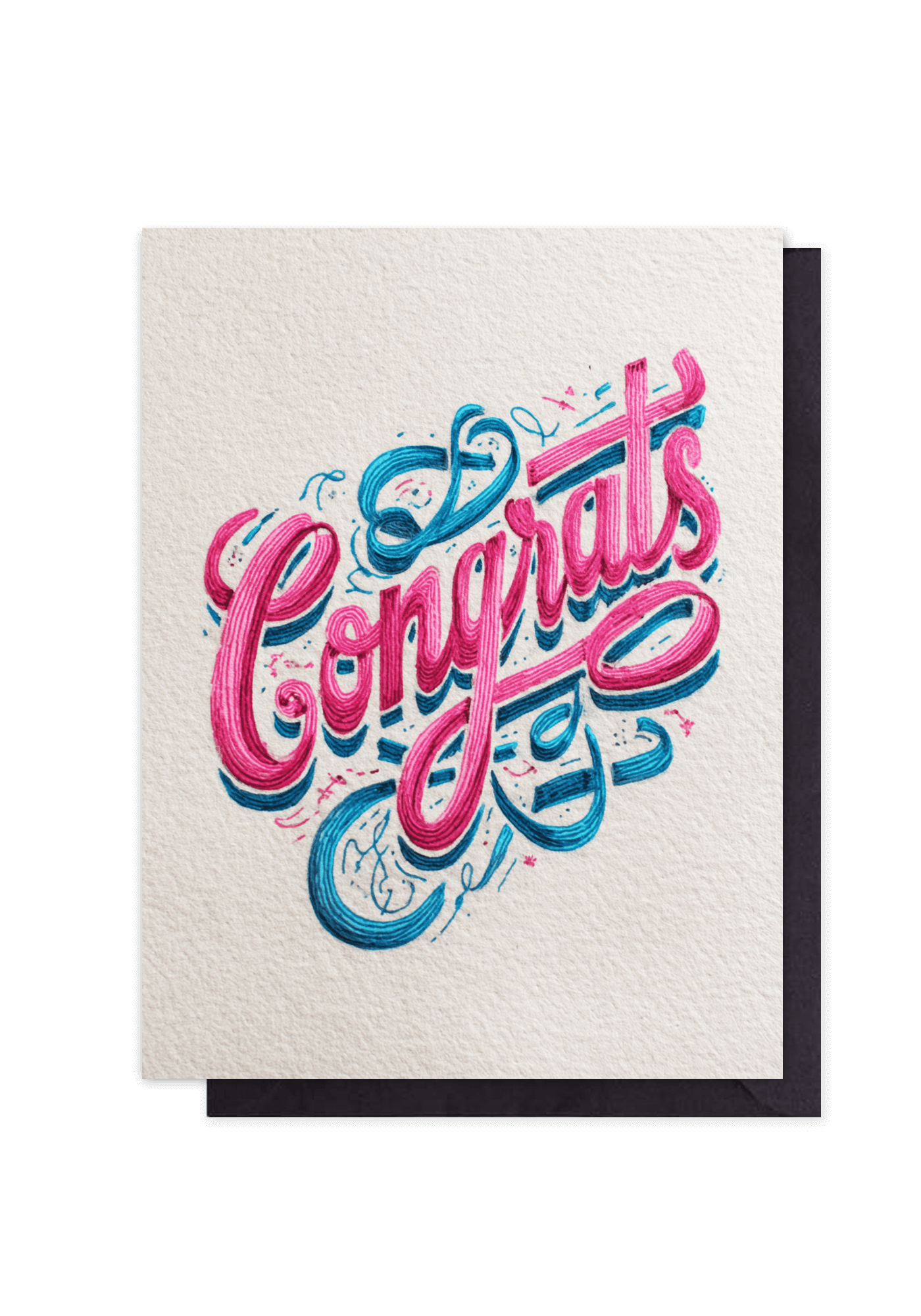 Congrats pink and blue