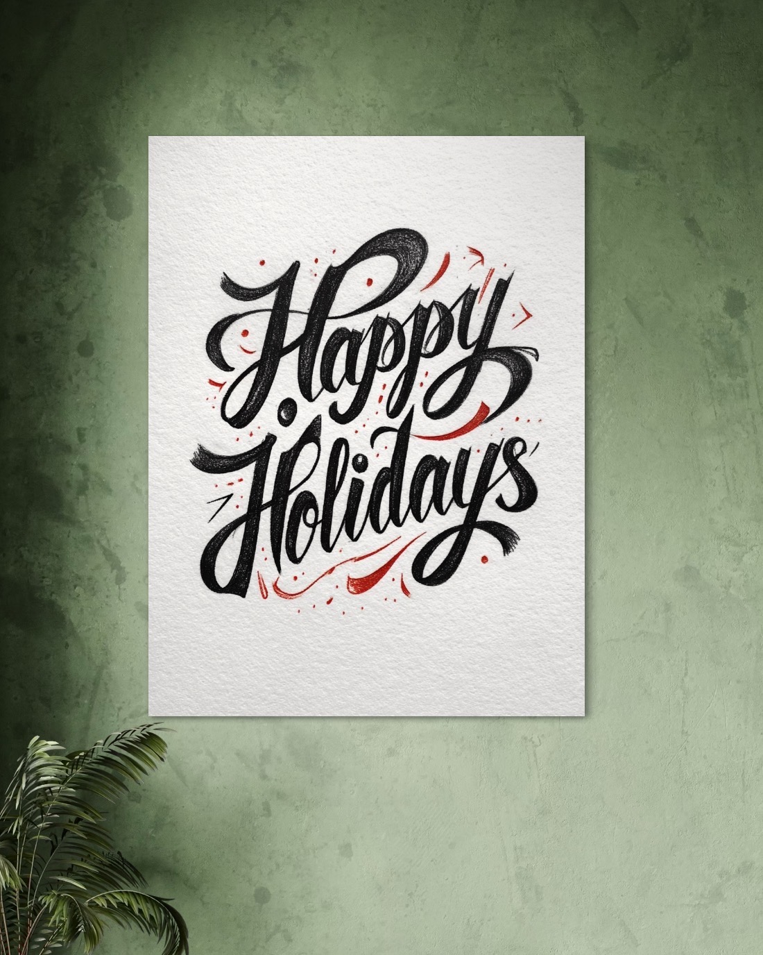 A White Happy Holidays