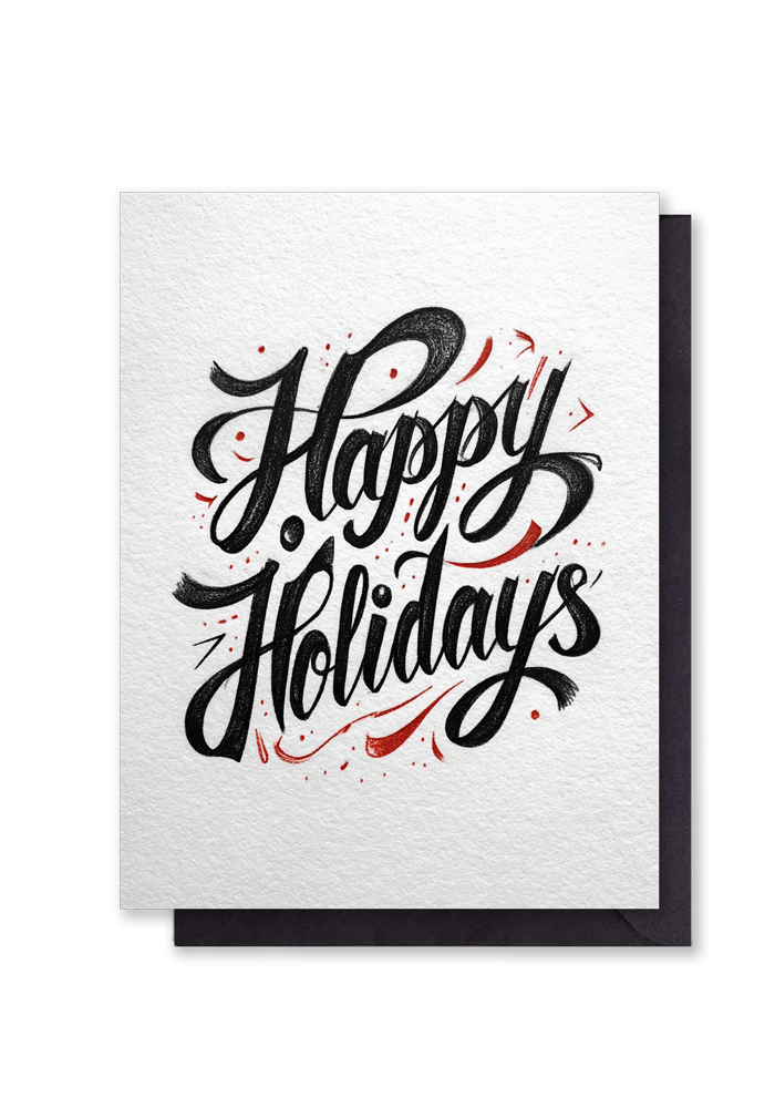 A White Happy Holidays