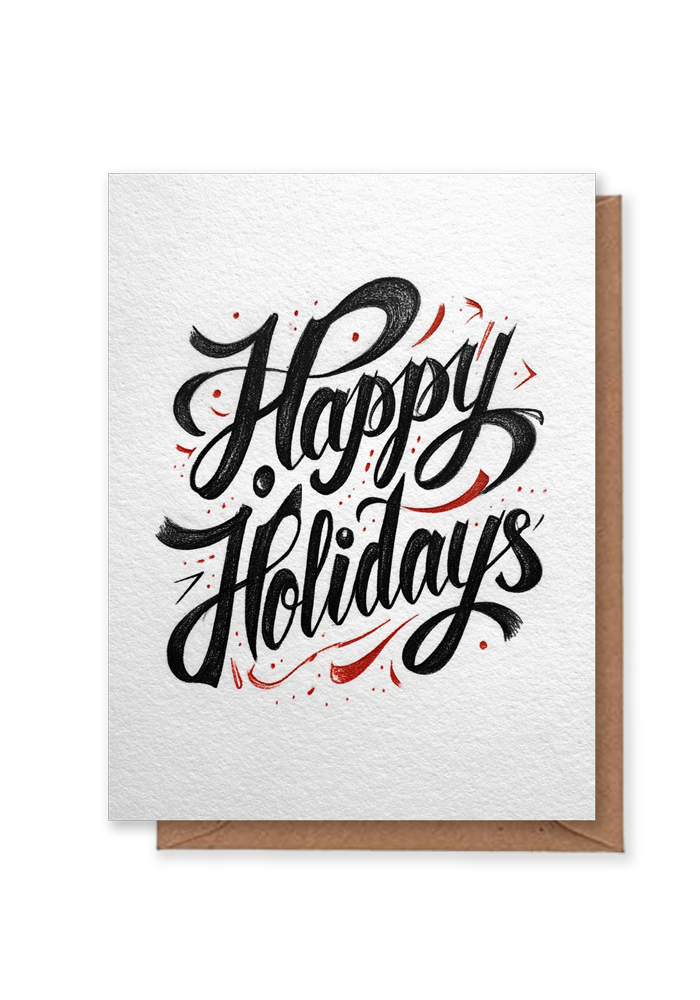 A White Happy Holidays