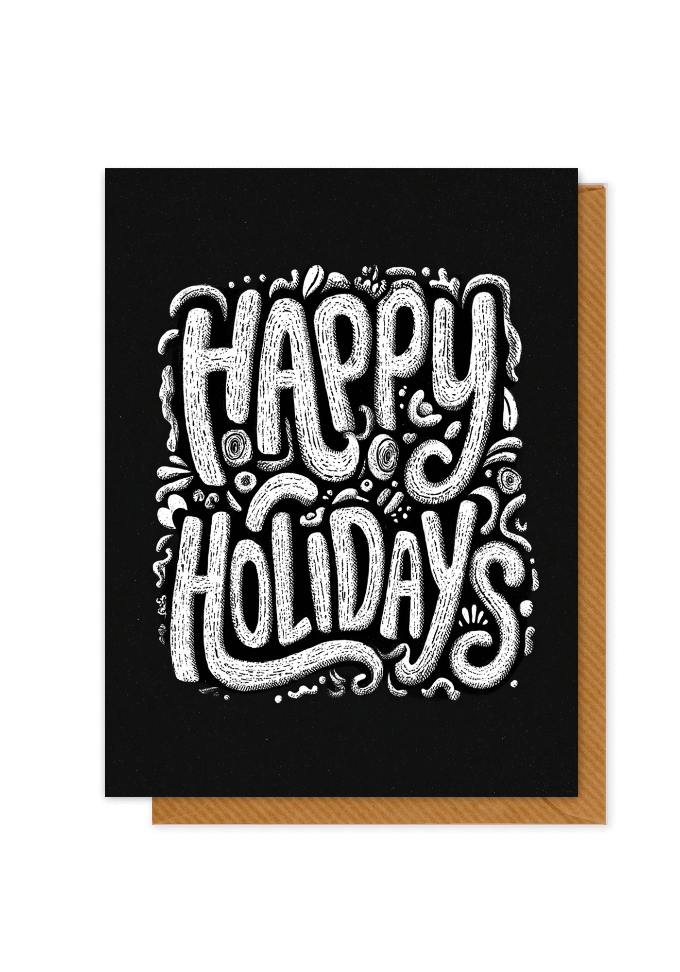 Happy Holidays Black