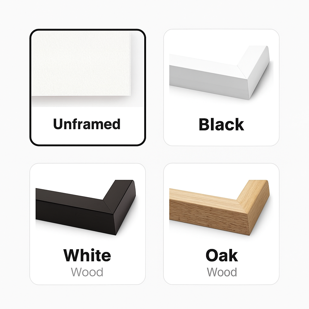 AA. Poster and Canvas product template