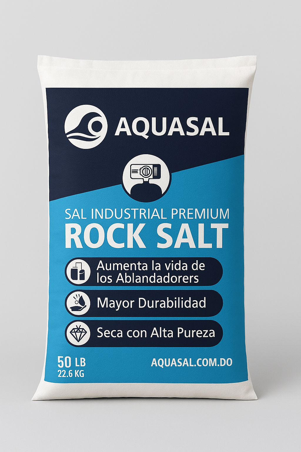 ROCK SALT AQUASAL - 50 LBS 