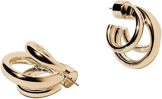 Gold Double Hoop Earrings