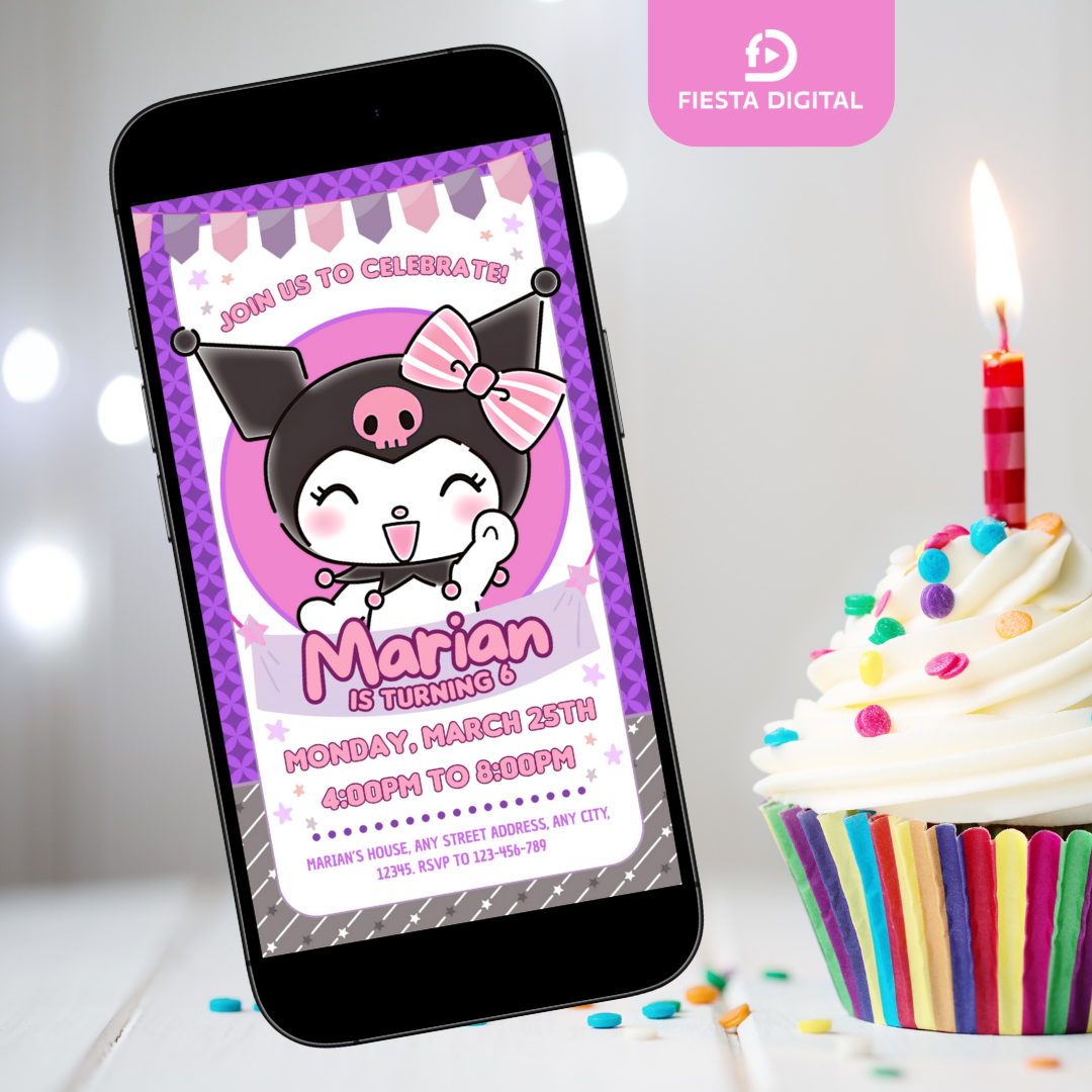Digital and Printable Birthday Invitation
